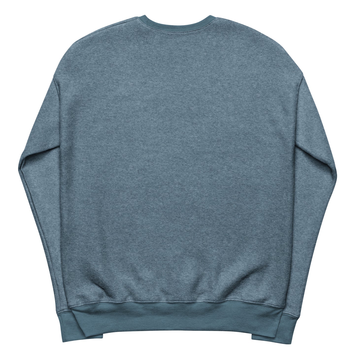 Unisex sueded fleece sweatshirt